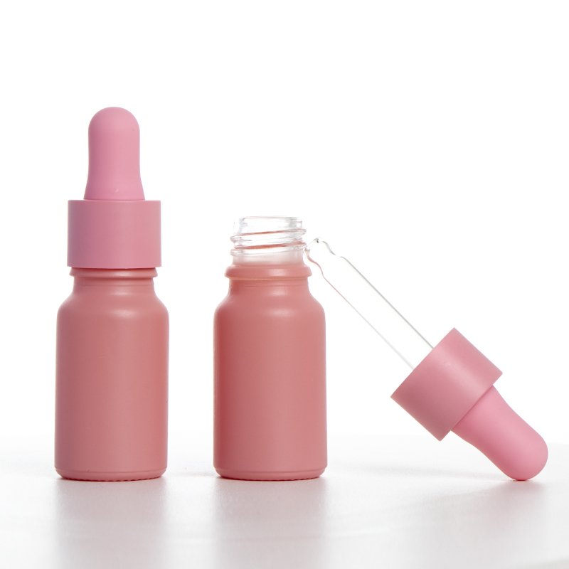 10ml 20ml 30ml 50ml 60ml 80ml 100ml high-quality color eye oil bottle Amber essential oil frosted glass dropper bottle with drop