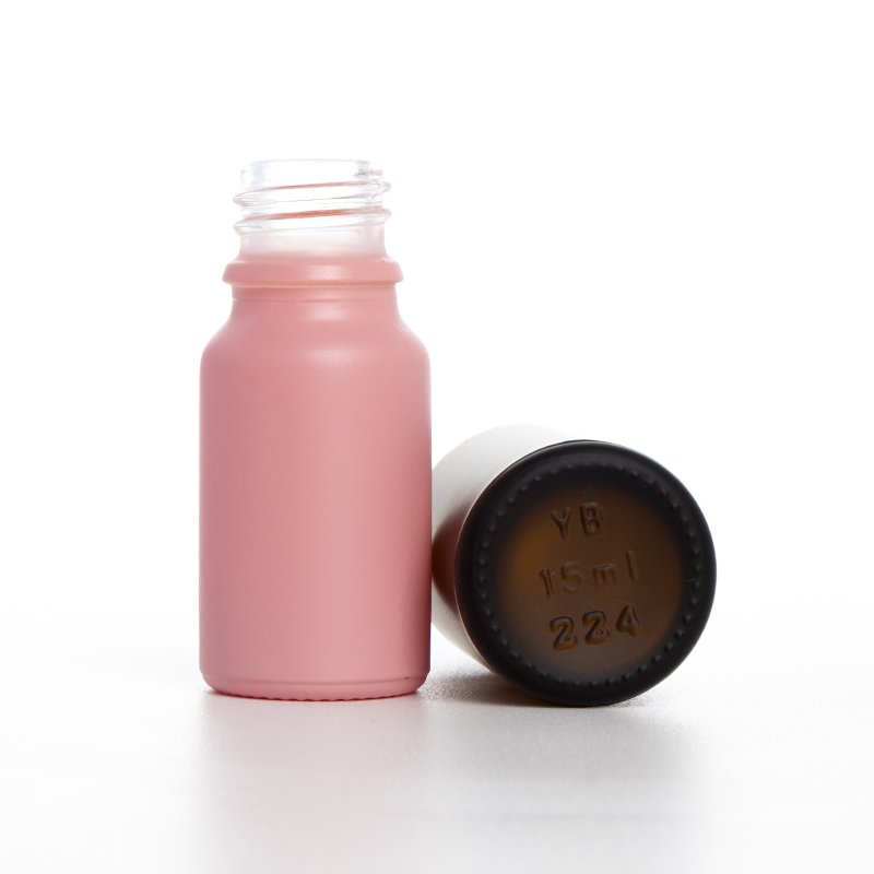 10ml 20ml 30ml 50ml 60ml 80ml 100ml high-quality color eye oil bottle Amber essential oil frosted glass dropper bottle with drop