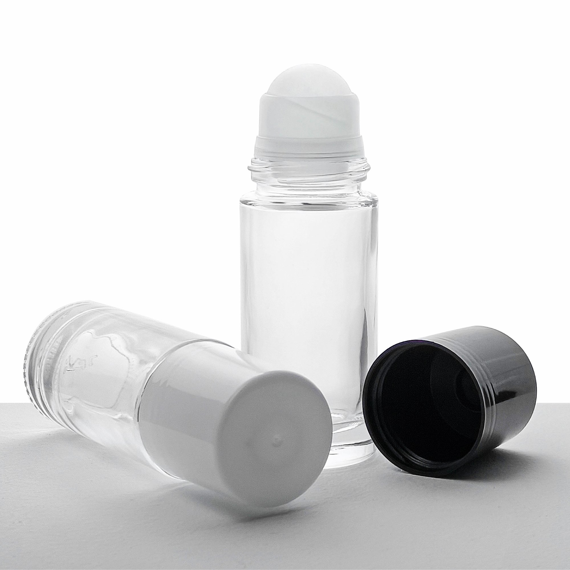 Made in China sell well roll on bottles 30ml wholesale OEM roller ball glass bottle roll on luxury roll on 50ml bottle