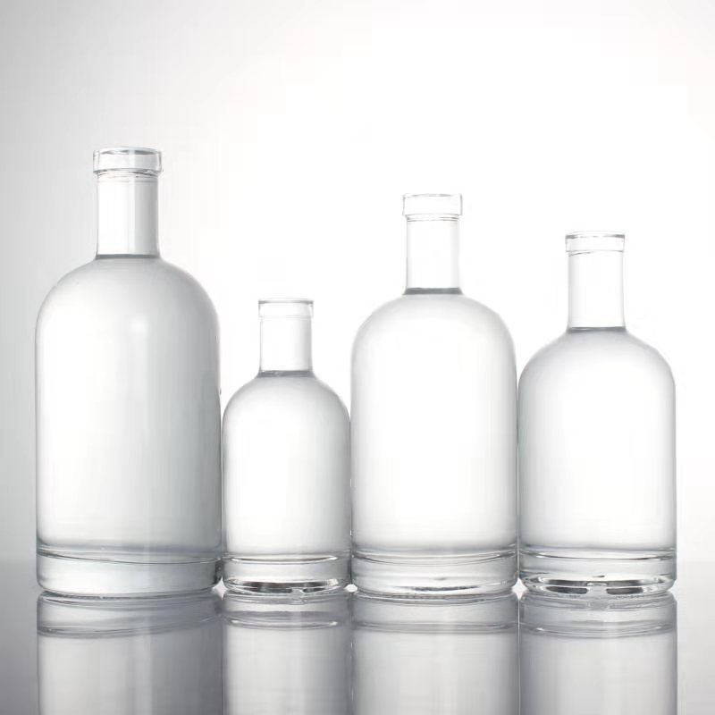 750ml 700ml custom extra flint glass bottle with stopper/screw cap for whisky liquor bouteille en verre