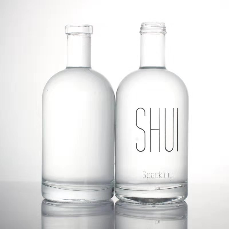 750ml 700ml custom extra flint glass bottle with stopper/screw cap for whisky liquor bouteille en verre