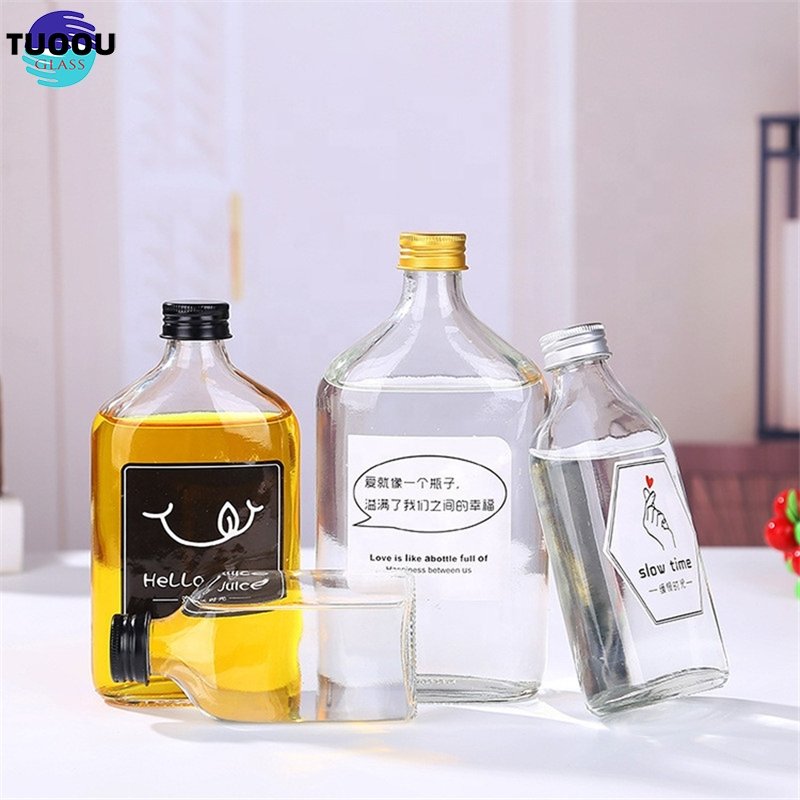 Inventory and wholesale of 50ml 100ml 200ml 250ml 500ml sake spirits, fruit wine, aluminum cap glass wine bottles