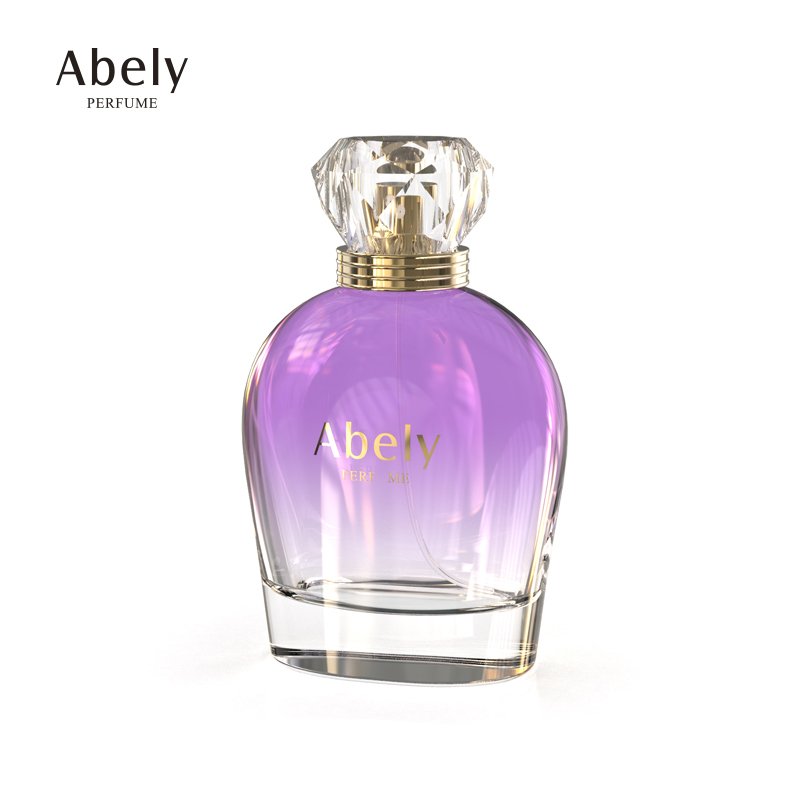 Abely Custom Design 100ml Luxury Empty Crimp Fragrance Glass Bottle Wholesale Unique Perfume Bottle With Box