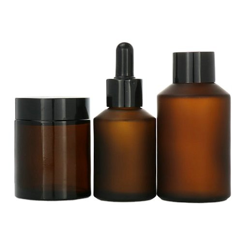 200ml amber brown round glass spray bottle for essential oil spirit with plastic shampoo pump sprayer screw cap