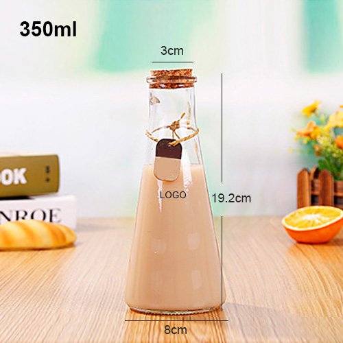 MAYSURE Empty Lead Free Thickened Wholesale Glass Beverage Bottles Fruit Juice Shot Bottles Cold Brew Coffee Glass Bottle