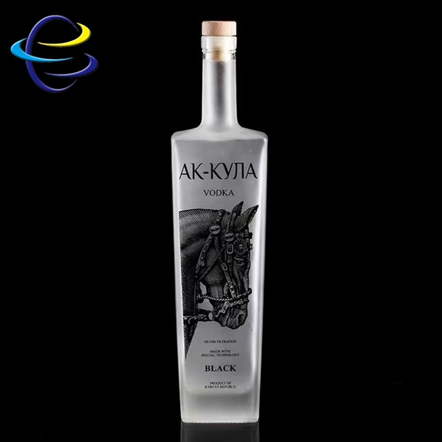wholesale brandy xo spirits 750 ml1000ml glass bottle alcohol whiskey gin glass wine liquor vodka bottle