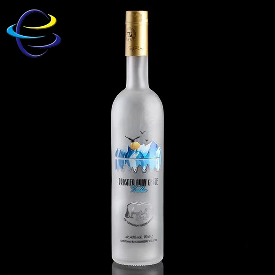 wholesale brandy xo spirits 750 ml1000ml glass bottle alcohol whiskey gin glass wine liquor vodka bottle