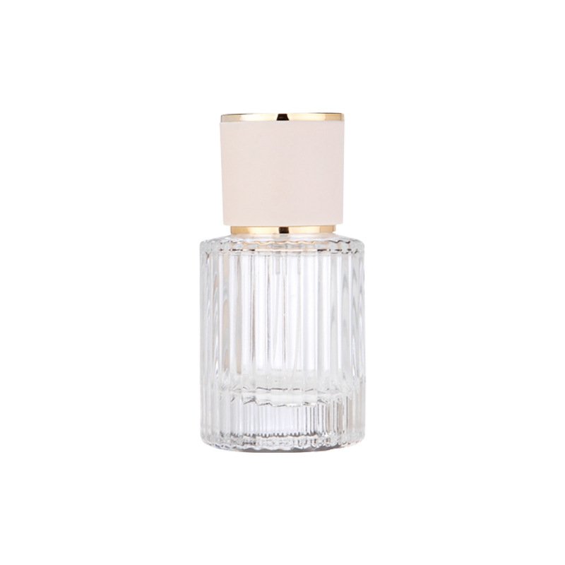 Luxury Glass Lebanon Perfume Oil Spray Bottle Clear Unique Screw Cap 30ml 50 ml 100ml Perfume Glass Bottles