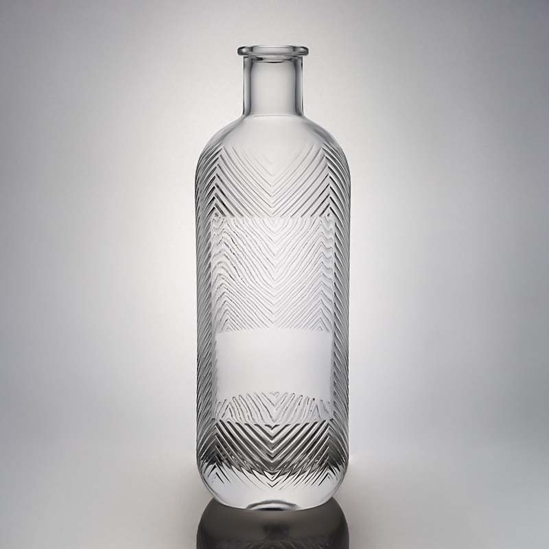 Manufacturer Hot Sale Food Grade 500ml 700ml 750ml Vodka Whisky Tequila Rum Gin Brandy Glass Bottle With Cork