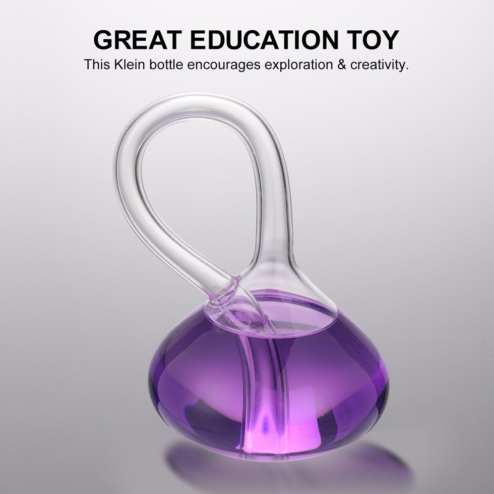 Handmade Klein Glass Bottle Klein Water Bottle math physics students four-dimensional space bottle physical experiment equipment