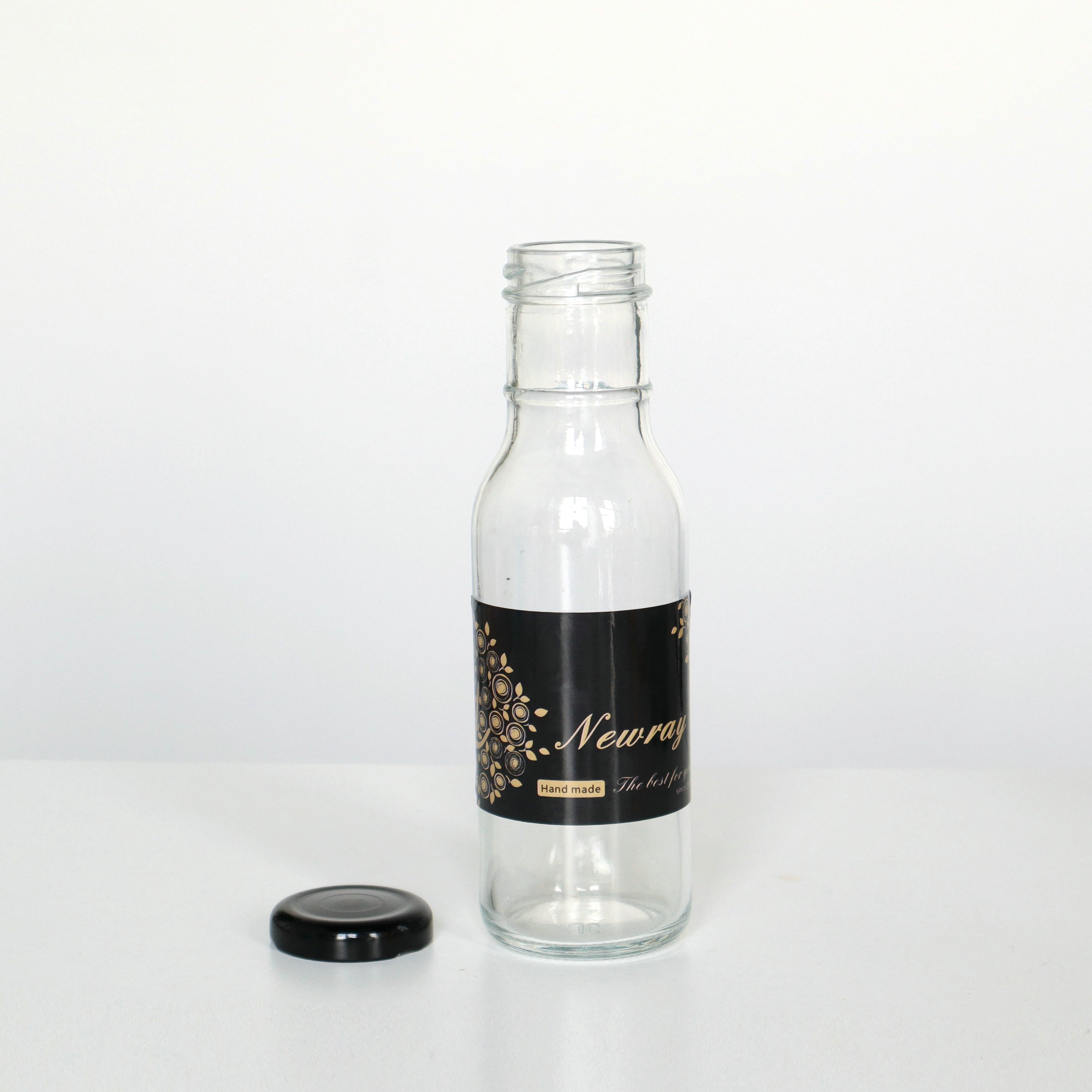 8oz 12oz 16oz Food Grade Condiments Manufacturer Wholesale Soy Bean Seasonings Soy Sauce Glass Bottle European