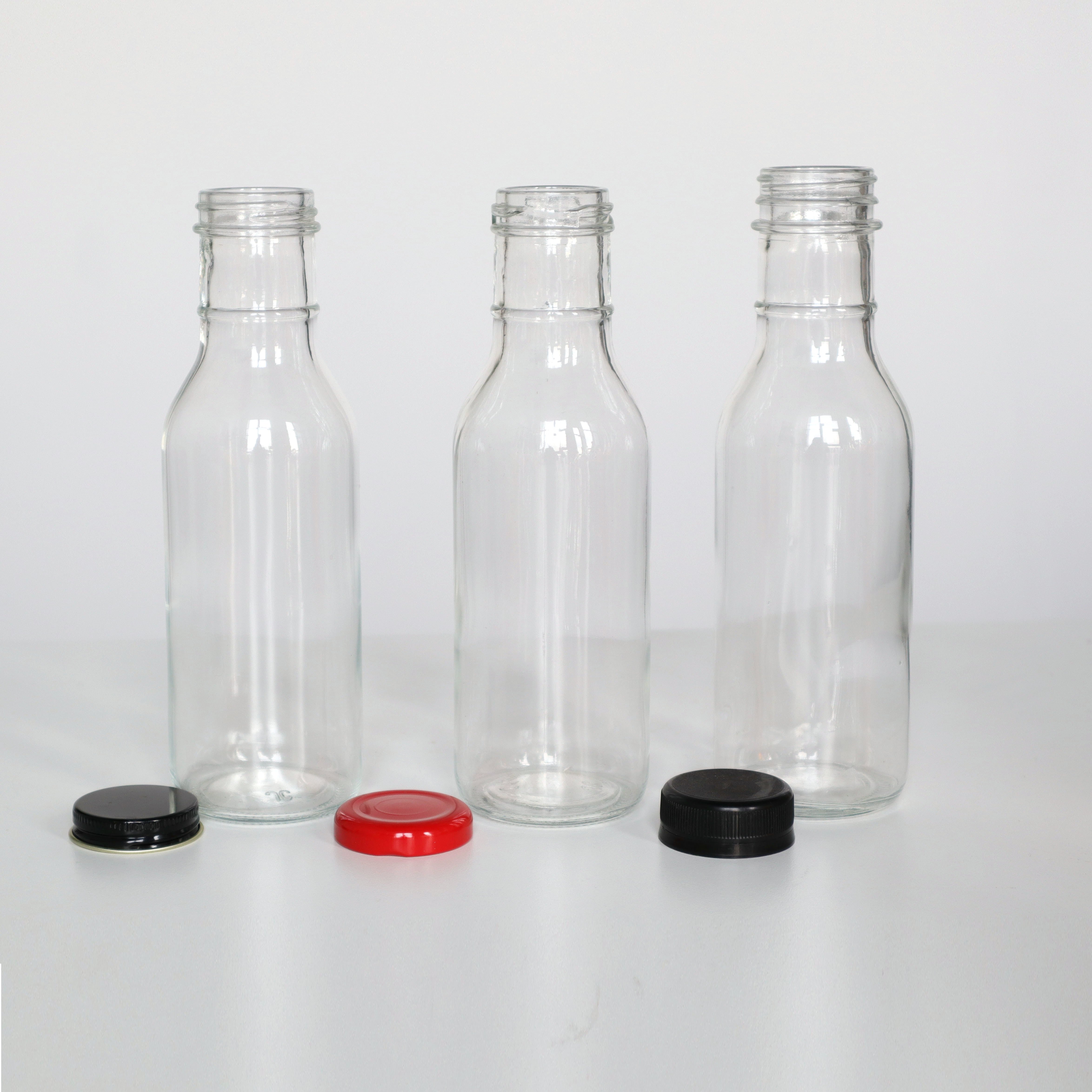 8oz 12oz 16oz Food Grade Condiments Manufacturer Wholesale Soy Bean Seasonings Soy Sauce Glass Bottle European