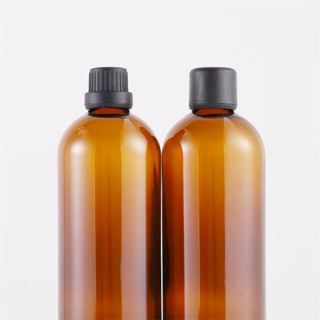200ml amber glass cosmetic bottle essential oil amber bottles with screw cap pump spray