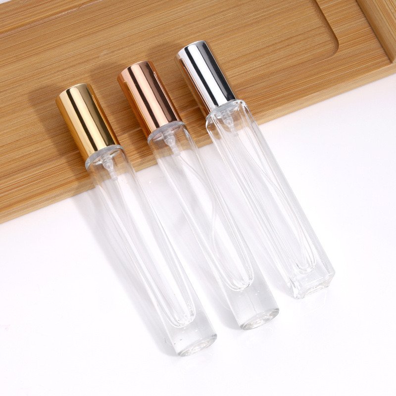 Hot Selling Travel Glass Small 10ml Atomizer Refillable Perfume Spray Bottle Empty Pocket Gift Spray Perfume Bottle