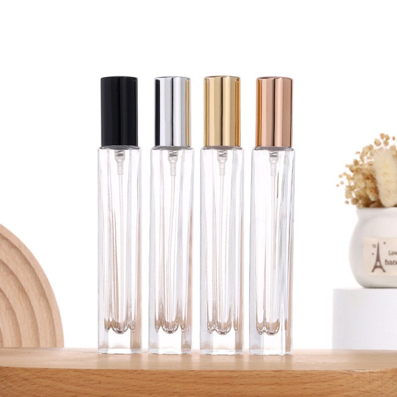 Hot Selling Travel Glass Small 10ml Atomizer Refillable Perfume Spray Bottle Empty Pocket Gift Spray Perfume Bottle