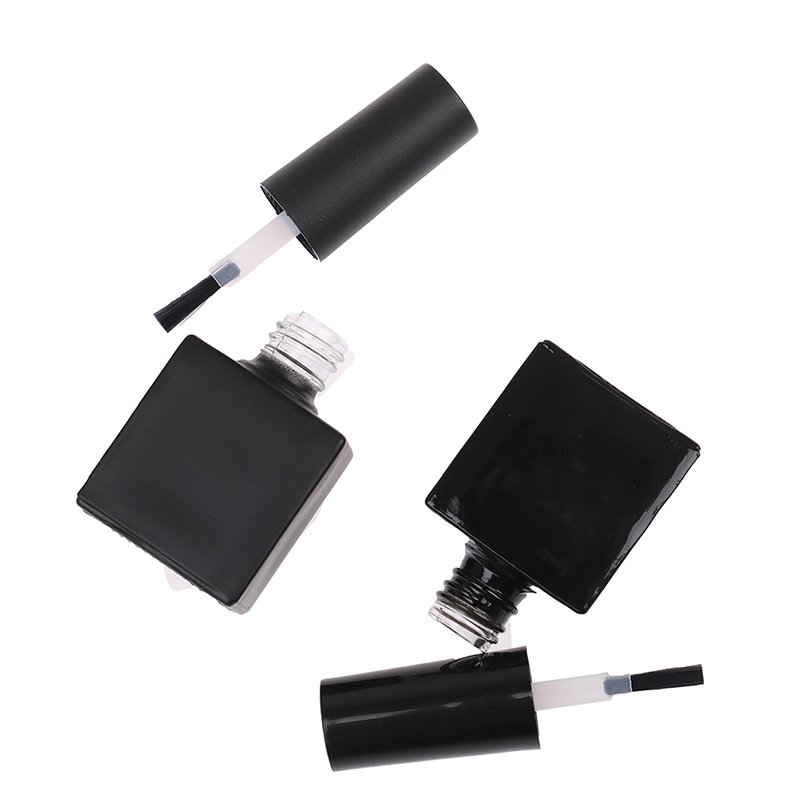Custom Logo Empty Gel Polish 10ml 15ml Glass Bottle Kawaii Ice Cream Nail Polish Bottle with Brush