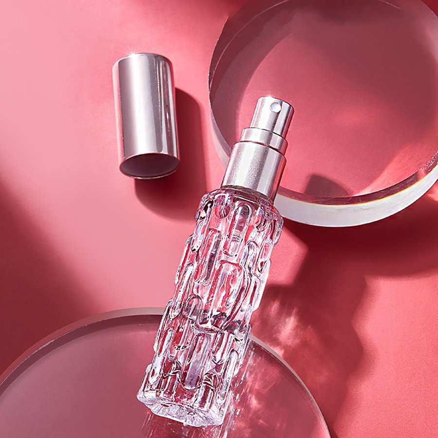 pocket refillable perfume atomizer spray glass bottle