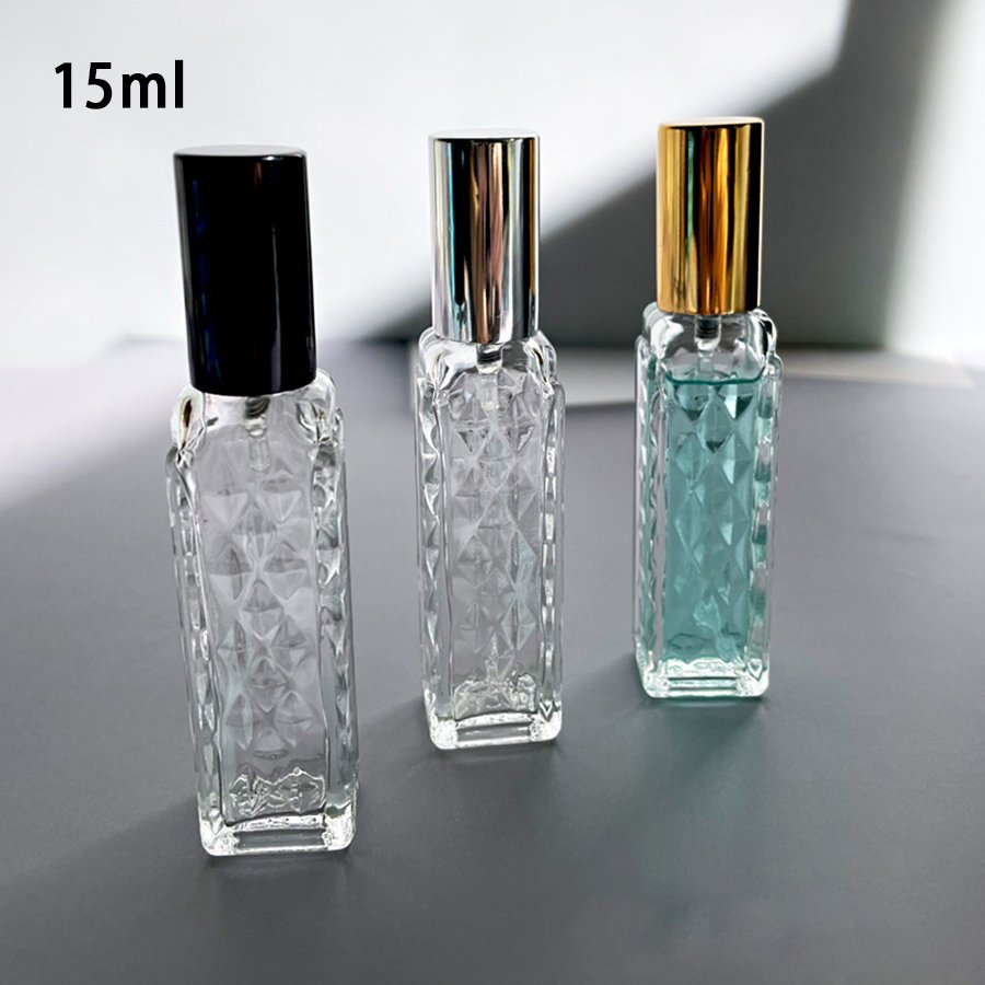 pocket refillable perfume atomizer spray glass bottle