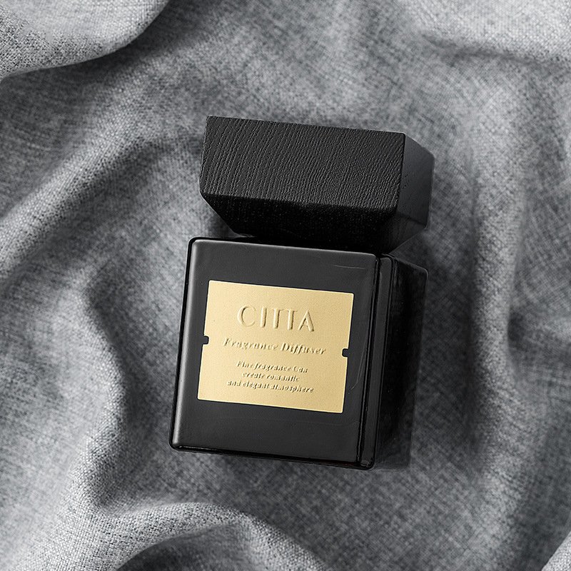 Wholesale Luxury Private Label Aroma Fragrance Custom Glass Square Bottle Reed Diffuser