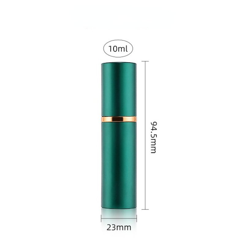 Empty-perfume-bottles Custom Cylinder Fancy Thick Bottom Empty Perfume Bottles 10ml Mini Travel Cosmetic Perfume Glass Bottle