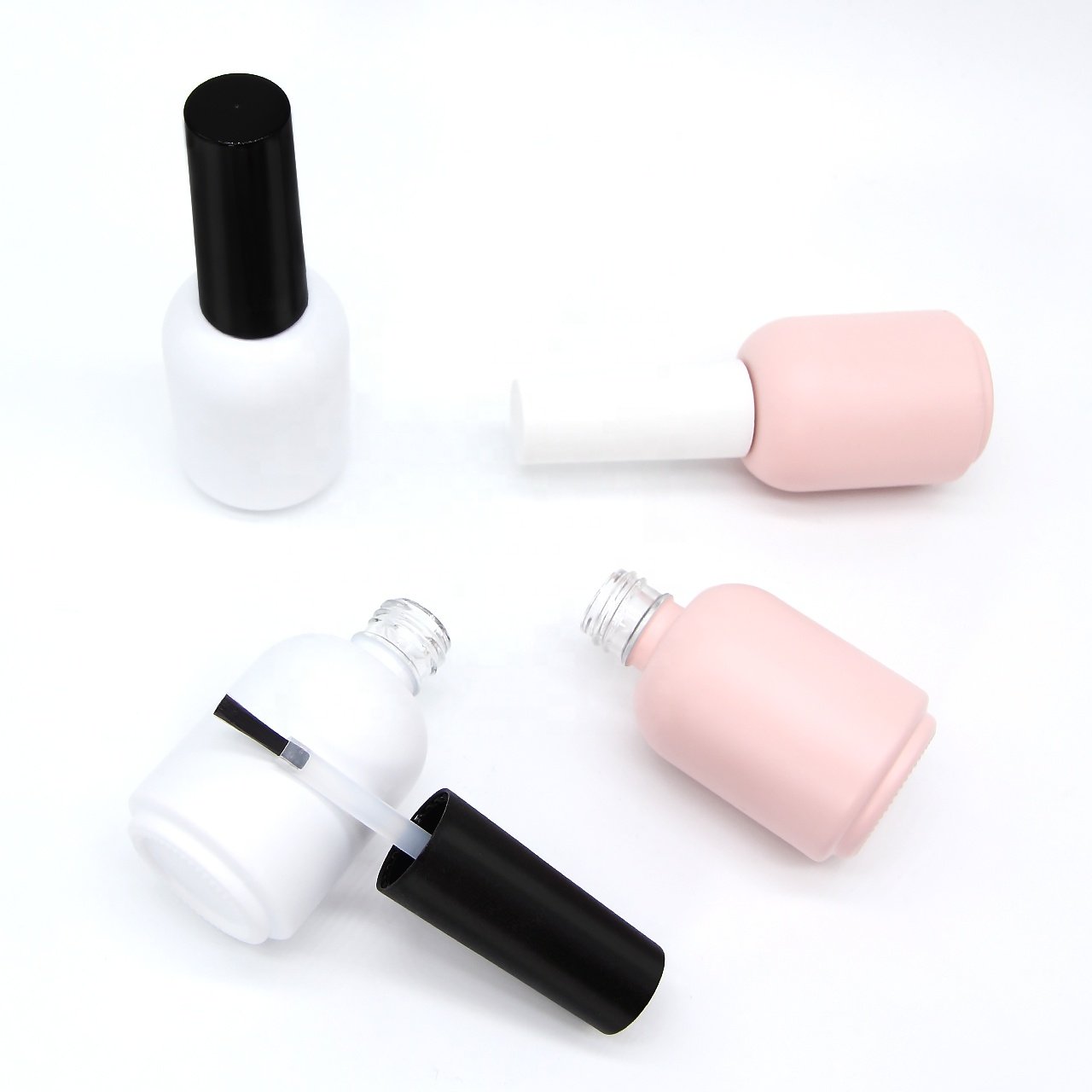 Hotsales Round 15ml Empty UV Gel Bottle Nail Polish Bottles With Caps And Brush