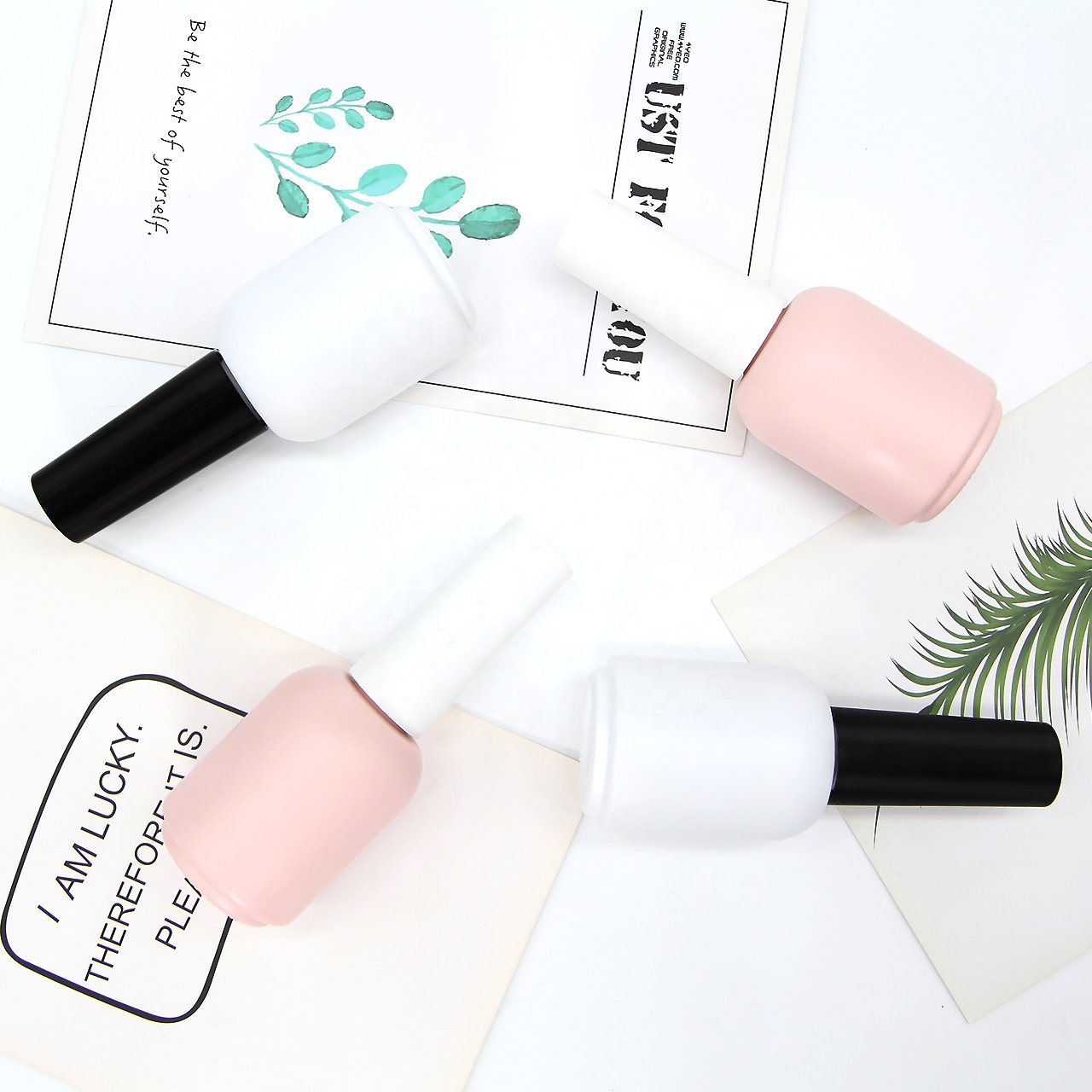 Hotsales Round 15ml Empty UV Gel Bottle Nail Polish Bottles With Caps And Brush
