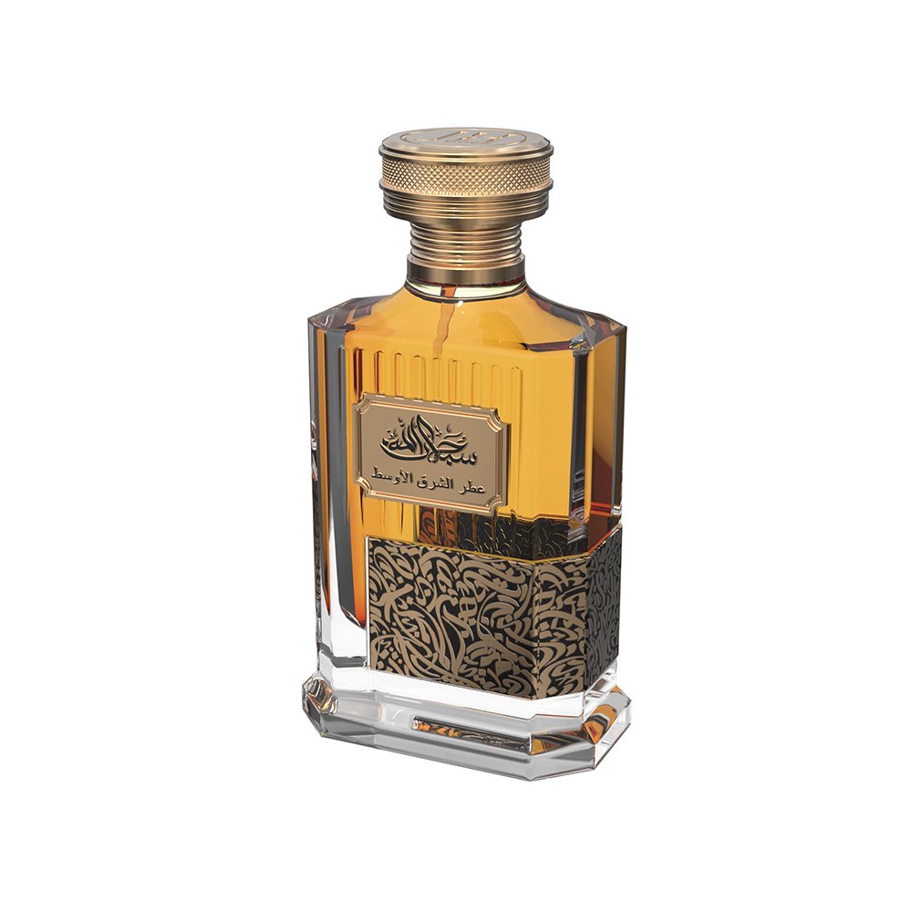 100ml Perfume Spray Bottle with Box Customizable Design Luxury Black Perfume Glass Bottle