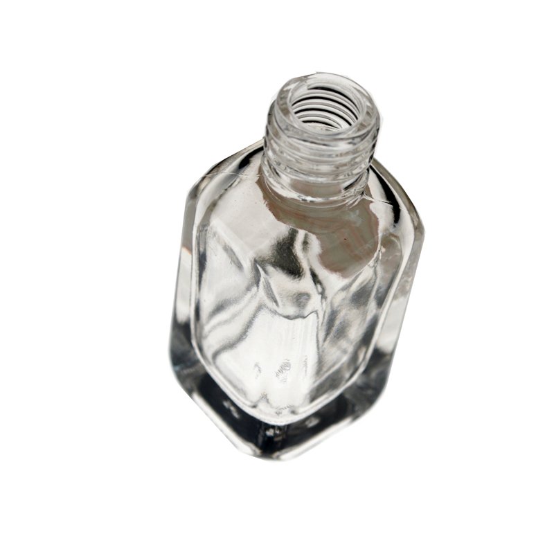 Low Moq Hot Selling Empty Round Square Glass Nail Polish Bottles Black Clear Nail Gel Polish Bottle