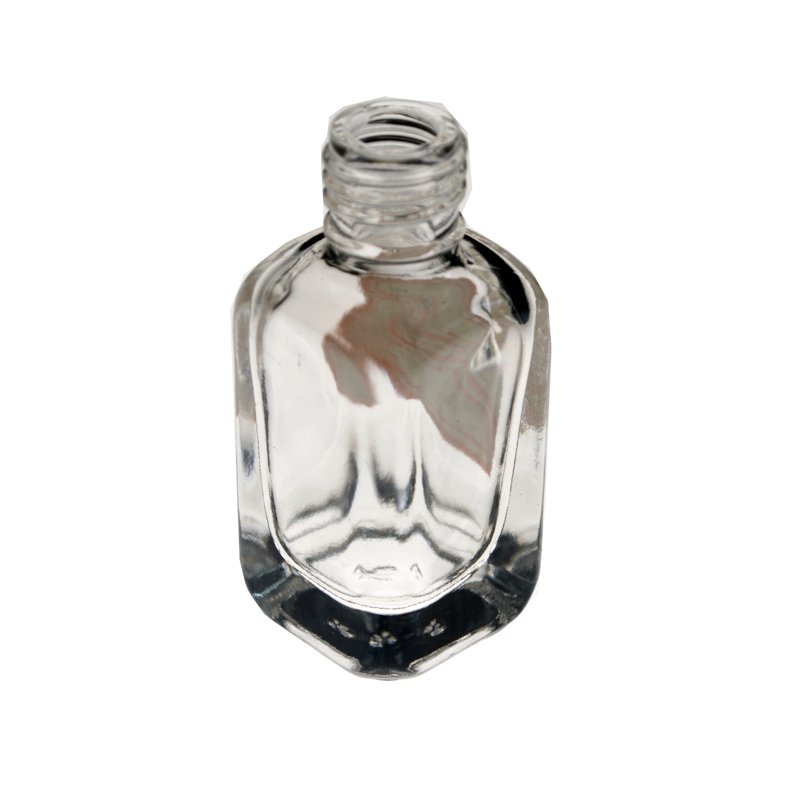 Low Moq Hot Selling Empty Round Square Glass Nail Polish Bottles Black Clear Nail Gel Polish Bottle