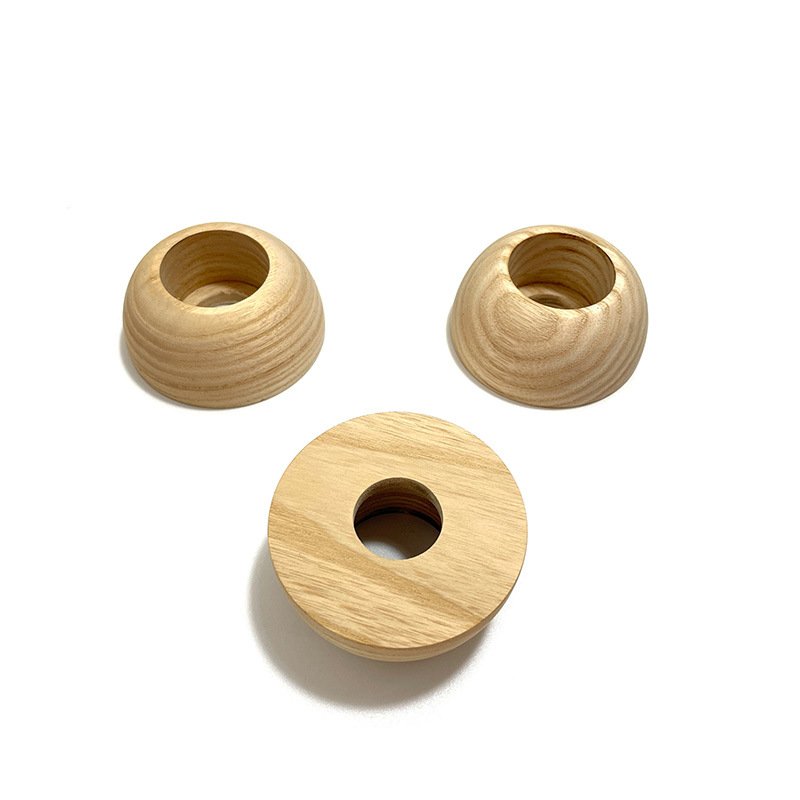 Factory hot new customized 150ml luxury glass bottle with wood lid for empty reed diffuser Aroma Oil Bottle 200ml with packaging