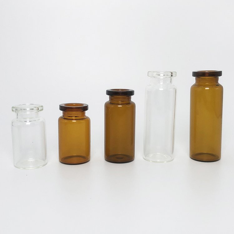 2Ml-30Ml Penicillin Bottle Medical Glass Bottle Injection Vials For Antibiotics Small Glass Vial 3Ml 5Ml Moulded Glass Bottle