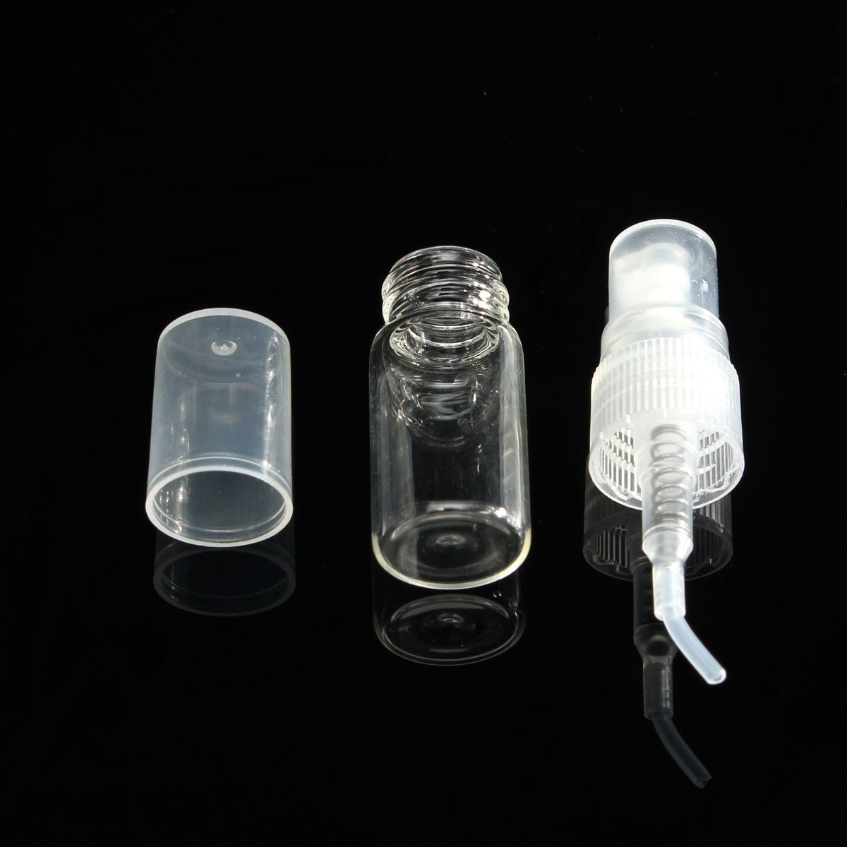 2ml white card gift box packaging perfume glass bottle with box