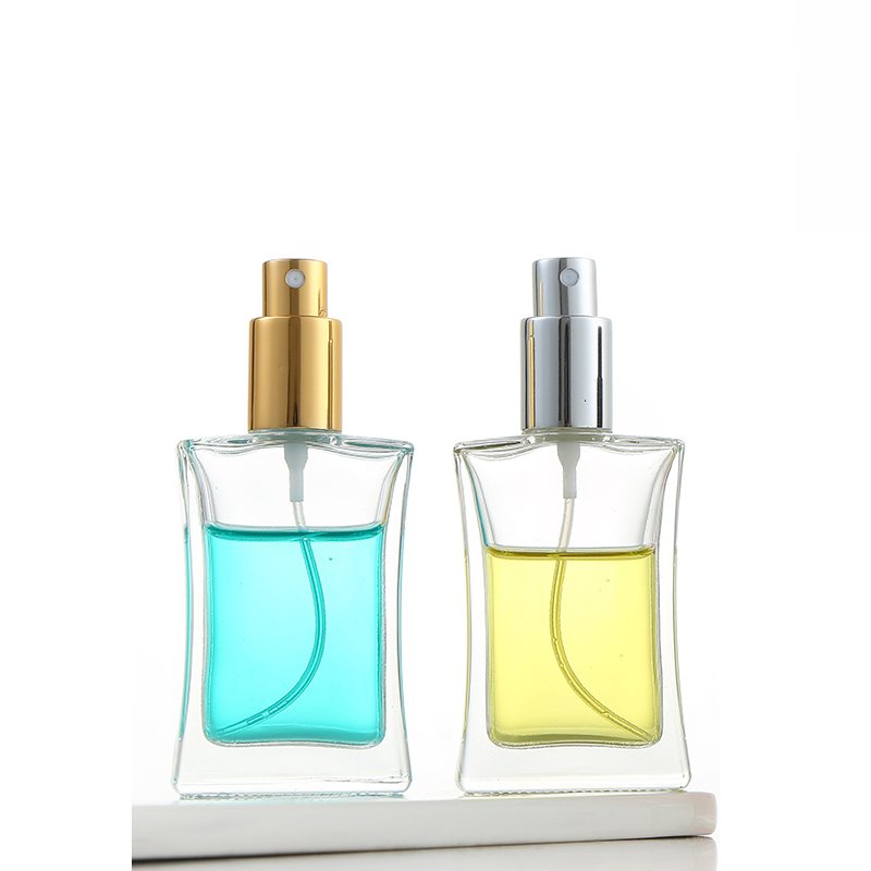 Most Popular Glass Bottle Manufacturer Wholesale Empty Square Luxury Perfume Bottle