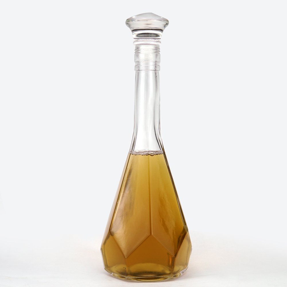 In stock 500ml Glass Wine Bottle Blue Whiskey Spirit glass Bottle Wholesale Empty Bottles