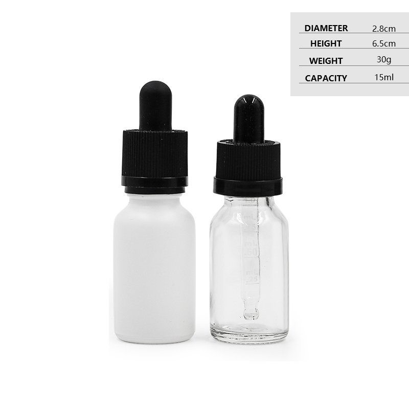 Wholesale 15ml essential oil glass pipette bottle with tamper proof CR lid amber bottle with Tamper Evident Cap Screw Lid