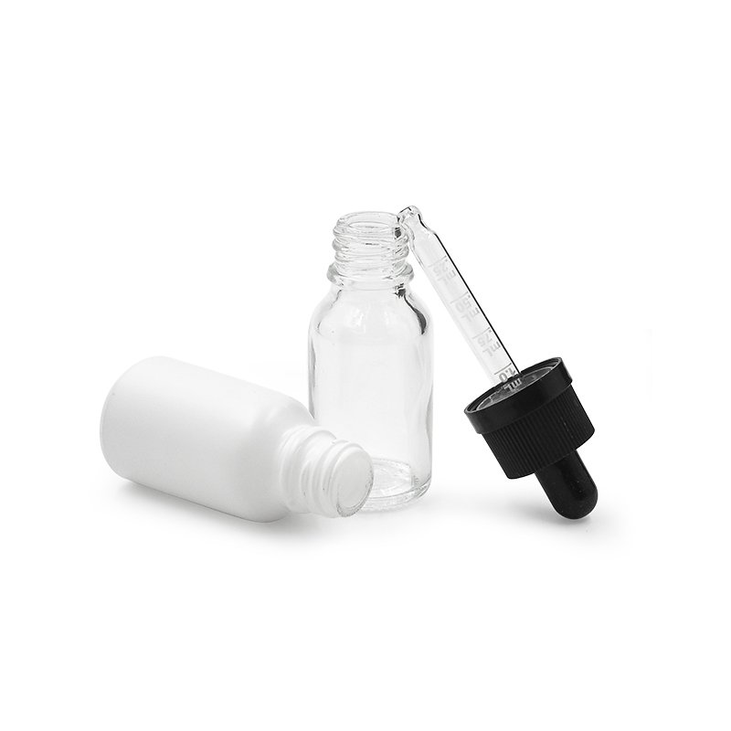 Wholesale 15ml essential oil glass pipette bottle with tamper proof CR lid amber bottle with Tamper Evident Cap Screw Lid