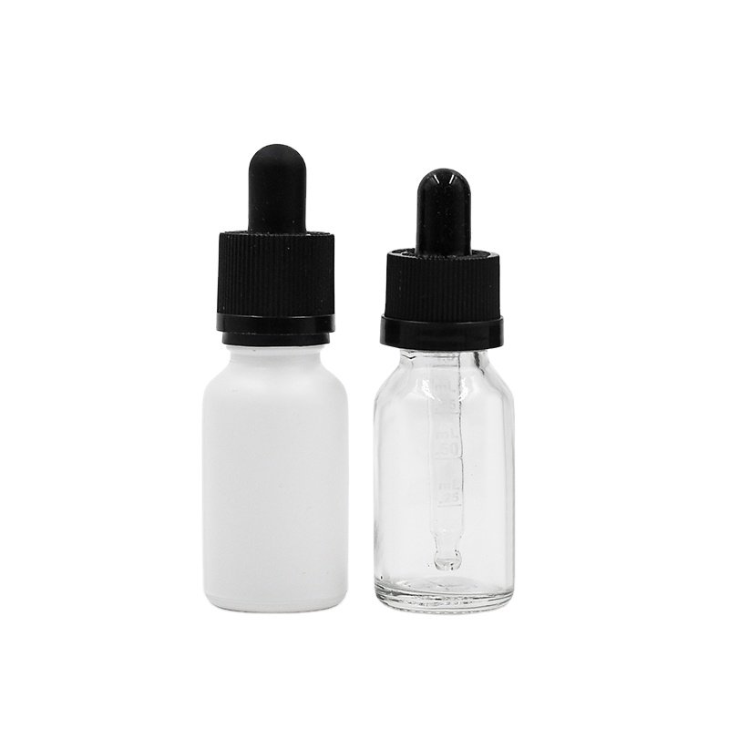 Wholesale 15ml essential oil glass pipette bottle with tamper proof CR lid amber bottle with Tamper Evident Cap Screw Lid