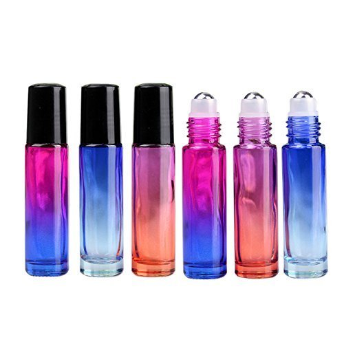 mytext whoesalers cosmetic 5 ml 10 ml 15ml empty amber frosted glass perfume roller roll on bottle with metal roller ball