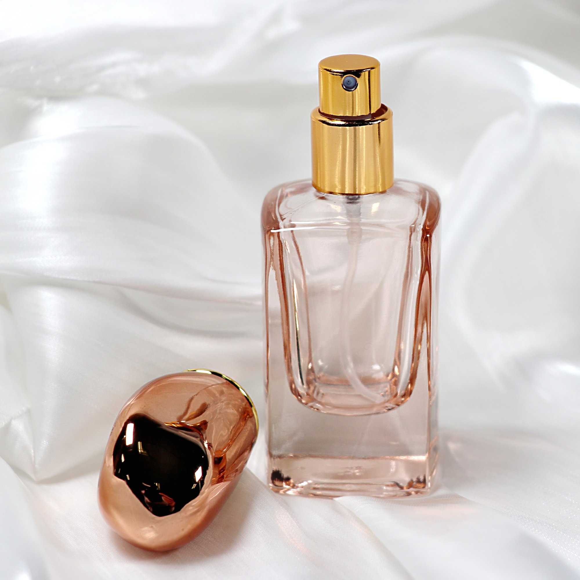 Customized 30ml 50ml 100ml Black Pink Perfume Bottle With Box Home Perfume Glass Bottle