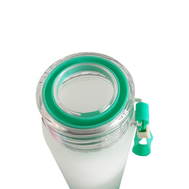 17oz 500ml blank sublimation frosted USA warehouse glass ombre color glass bottle gradient frosted glass water bottle