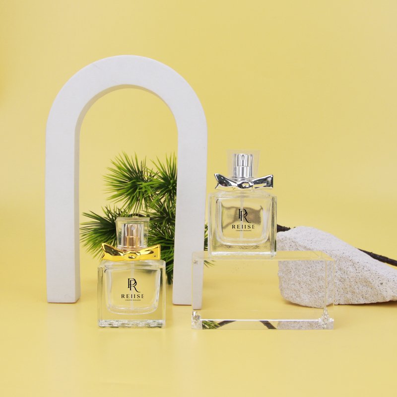 Custom square perfume bottle 30ml for spray glass bottle with perfume bottles glass spray