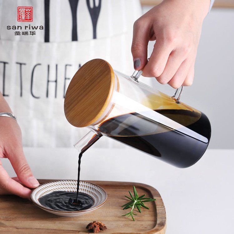 Oil Bottle Olive Oil Dispenser For Cooking 17oz Glass Bottle For Oil Drip