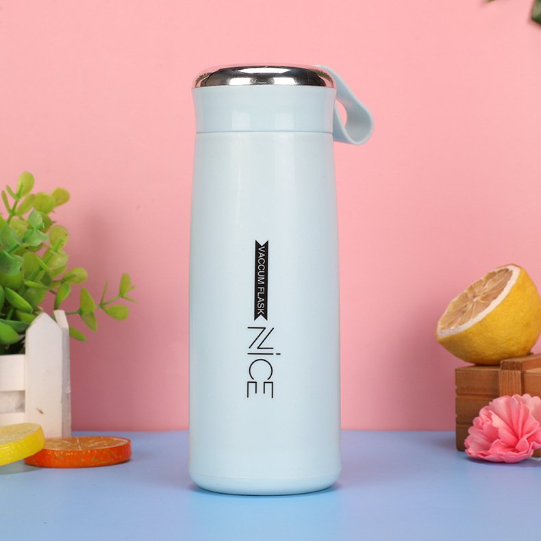 Wholesale Couple Ness Glass Water Bottle 400ml Portable Hand Cup Unisex Gym Activities Internet Celebrity Store Opening Gift Cup
