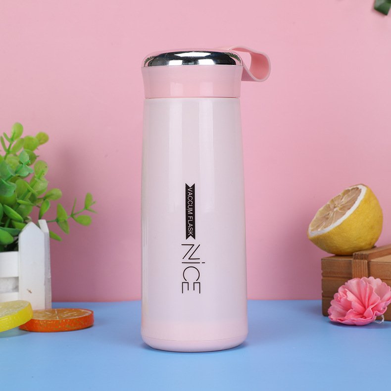 Wholesale Couple Ness Glass Water Bottle 400ml Portable Hand Cup Unisex Gym Activities Internet Celebrity Store Opening Gift Cup