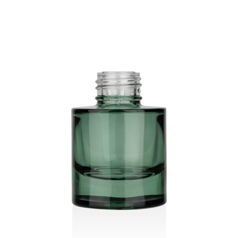 Hot Popular Serum Packaging Glass Bottle Green with Black Dropper Cosmetic Skin Care Bottles Painting Glass Products 1000pcs