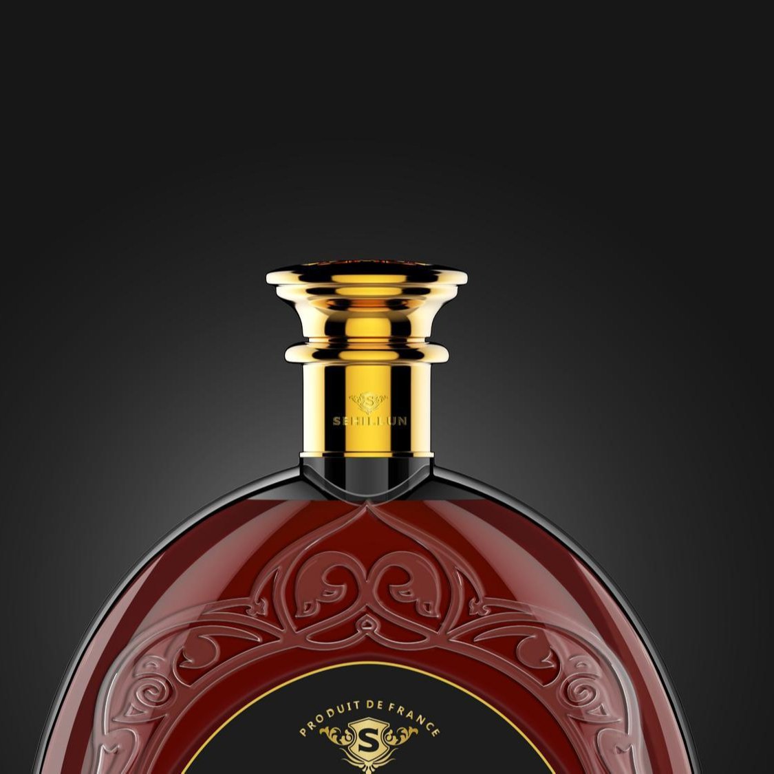 glass bottle manufacture 700ml 750ml liquor glass bottle for liquor spirts brandy bottle