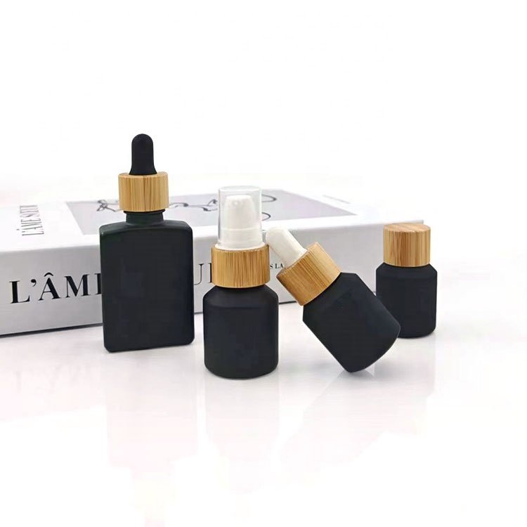 empty glass bottles cosmetics mist spray glass bottle luxury packaging 100ml frosted skincare travel bottles for body oil
