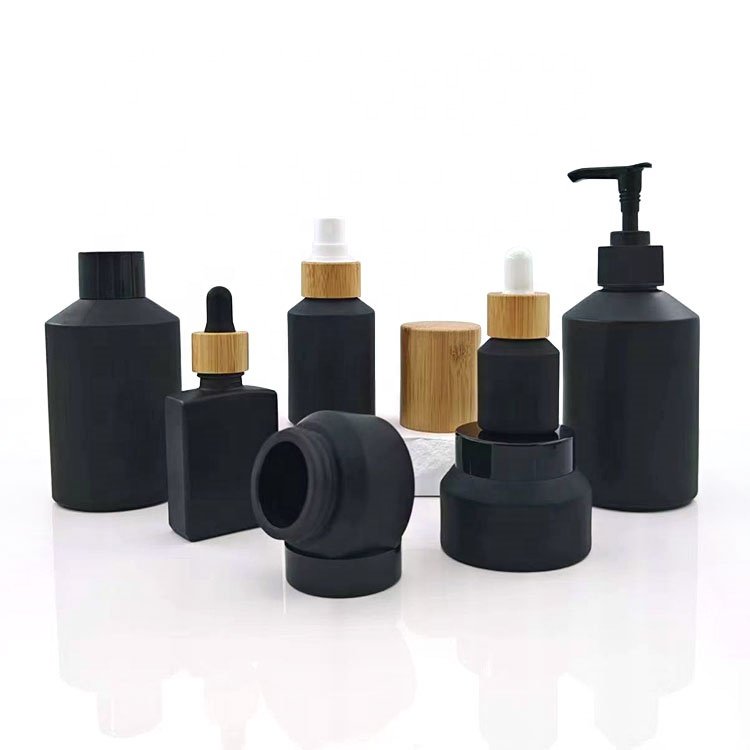 empty glass bottles cosmetics mist spray glass bottle luxury packaging 100ml frosted skincare travel bottles for body oil