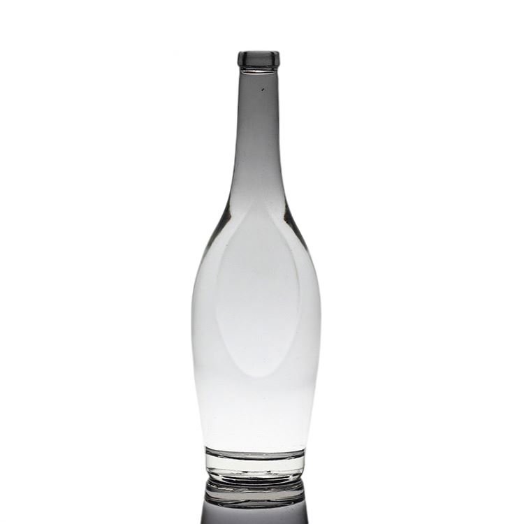 Vodka Prices In Bd High Quality Flat Square Clear Glass Wine Bottle For Medicinal Liquor