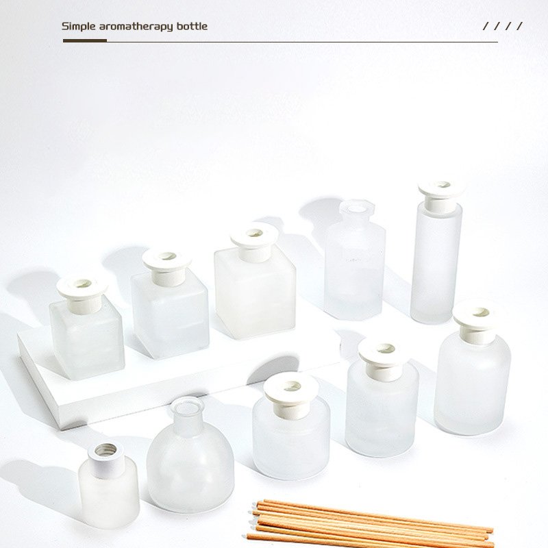 Home Fragrance Black Reed Diffuser Glass Bottle empty transparency bottle luxury Diffuser Bottles 200ml